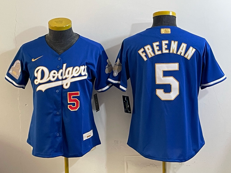 women Los Angeles Dodgers #5 Freeman blue Game 2026 Nike MLB Jersey 0414001